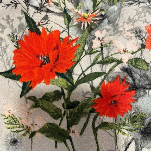 Floral sleeveless summer blouse - Picture 4 of 5